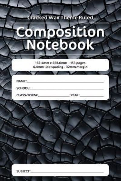 Cover for Luap Nottocs · Cracked Wax Theme Ruled Composition Notebook (Paperback Book) (2018)