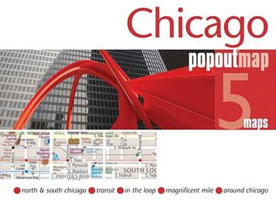 Cover for Popout Maps · Popout Maps: Chicago Popout Map (Map) (2012)