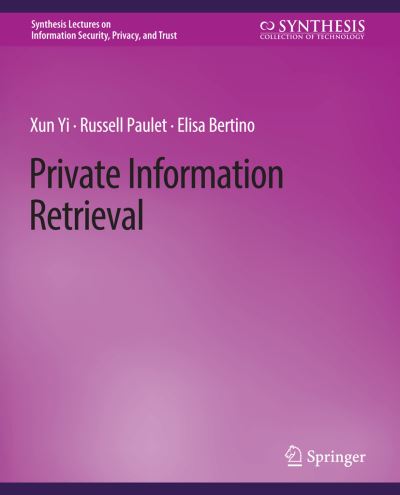 Cover for Xun Yi · Private Information Retrieval (Bog) (2013)