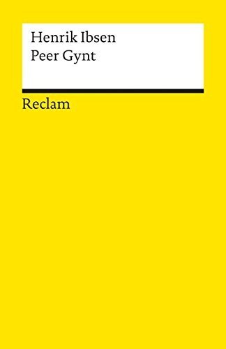 Cover for Henrik Ibsen · Reclam UB 02309 Ibsen.Peer Gynt (Bok)
