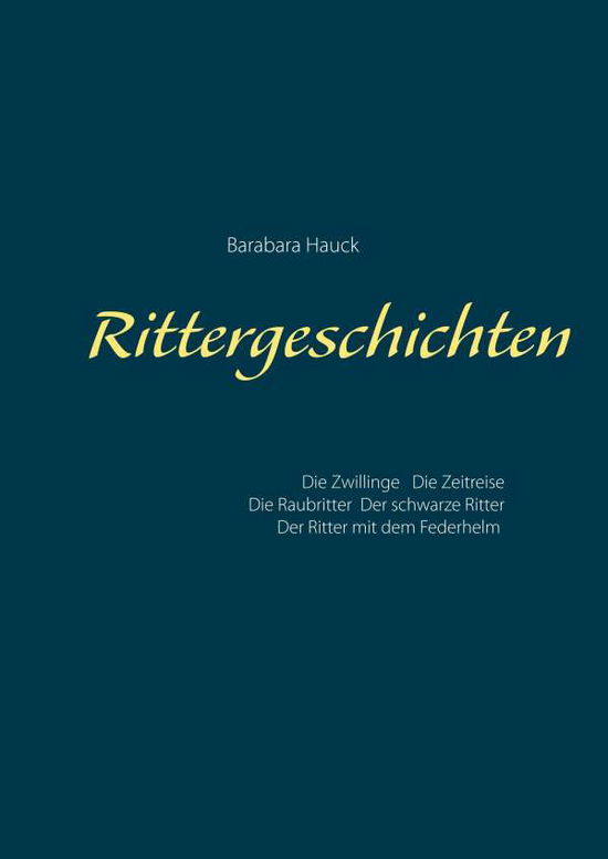 Cover for Hauck · Rittergeschichten (Book)