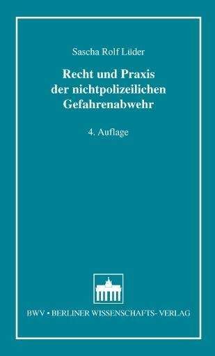 Cover for Lüder · Recht und Praxis der nichtpolizei (Book)