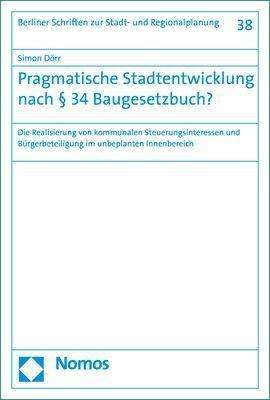 Cover for Dörr · Pragmatische Stadtentwicklung nach (Book) (2020)