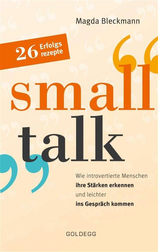 Cover for Bleckmann · Smalltalk (Buch)