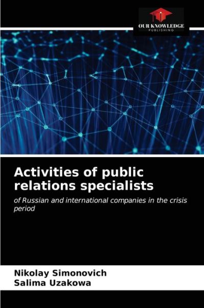 Cover for Nikolay Simonovich · Activities of public relations specialists (Paperback Book) (2021)