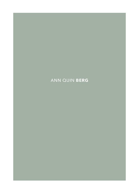 Cover for Ann Quin · Berg (Book) (2022)