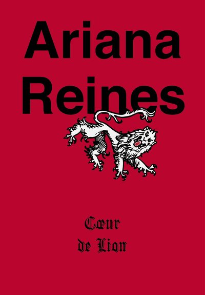 Cover for Ariana Reines · Coeur de lion (Bok) (2020)