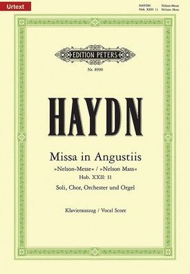 Cover for Joseph Haydn · Missa in Angustiis Hob. Xxii:11 Nelson Mass (Vocal Score) (Paperback Book) (2022)