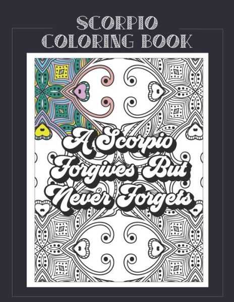 Cover for Summer Belles Press · Scorpio Coloring Book (Paperback Book) (2020)