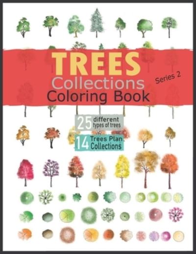 Cover for Tree Collection · Trees Collections Coloring Book Series 2 (Paperback Book) (2021)