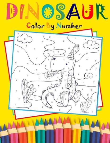 Cover for Aaron Johnson · Dinosaur Color By Number (Paperback Book) (2020)