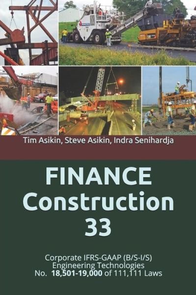 Cover for Steve Asikin · FINANCE Construction 33 (Pocketbok) (2020)