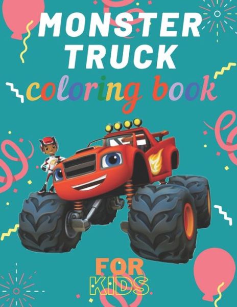 Cover for Karim El Ouaziry · Monster Truck Coloring Book (Paperback Book) (2020)