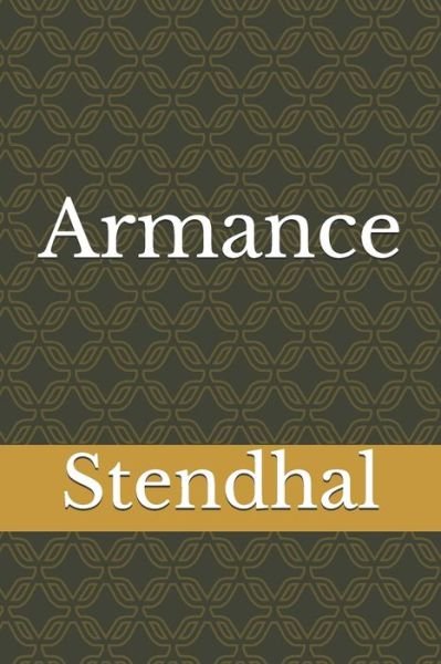 Cover for Stendhal · Armance (Paperback Book) (2020)