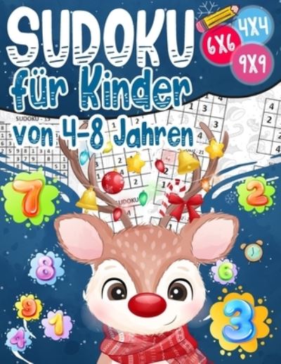 Cover for Badabooom Kollektion · Sudoku fur Kinder von 4-8 Jahren 4x4 - 6x6 - 9x9 (Pocketbok) (2020)