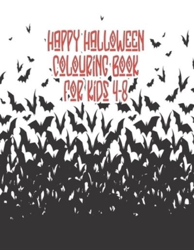 Cover for Bd Pess · Happy Halloween coloring book for Kids 4-8 (Paperback Bog) (2020)