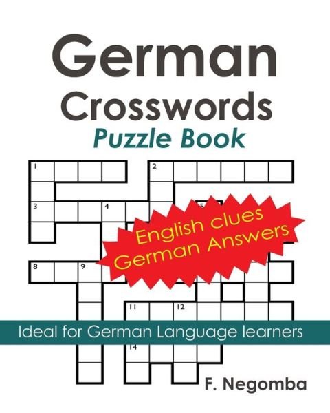 Cover for F Negomba · German Crosswords Puzzle Book (Paperback Bog) (2021)
