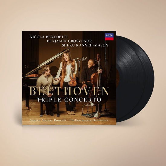 Cover for Nicola Benedetti &amp; Sheku Kanneh-Mason &amp; Benjamin Grosvenor · Beethoven: Triple Concerto, Op. 56 (LP) (2024)