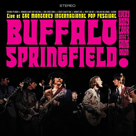 Cover for Buffalo Springfield &amp; The Byrds · Live At The Monterey International Pop Festival (Opaque Orchid Vinyl &amp; Opaque Sky Blue Vinyl) (LP) [Black Friday 2024 edition] (2024)