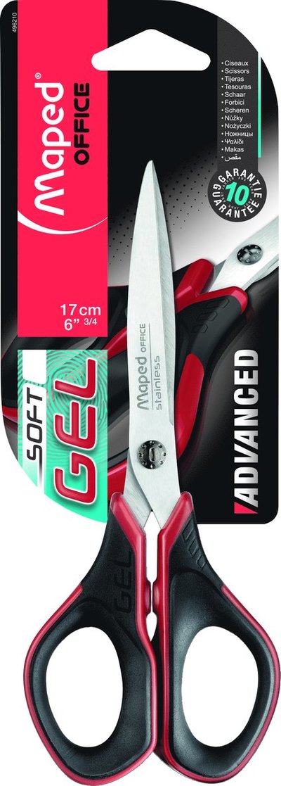 Maped - Maped Advanced Gel Symmetrical 17cm Scissors - Maped - Jogo -  - 3154144962100 - 