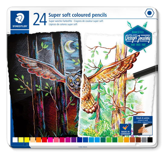 Staedtler Coloured Pencil Soft24pcs 100% Pefc (Merchandise) - Staedtler - Gadżety - Staedtler - 4007817057100 - 