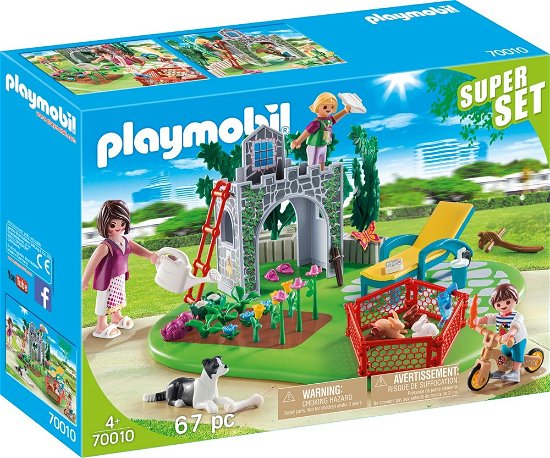 Cover for Playmobil · Playmobil 70010 Superset Familietuin (Toys) (2020)