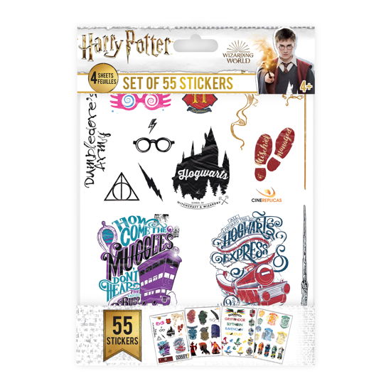 Harry Potter Sticker Set Symbols - Harry Potter - Fanituote - CINEREPLICAS - Fame Bros. - Limited - 4895205604100 - torstai 19. maaliskuuta 2020