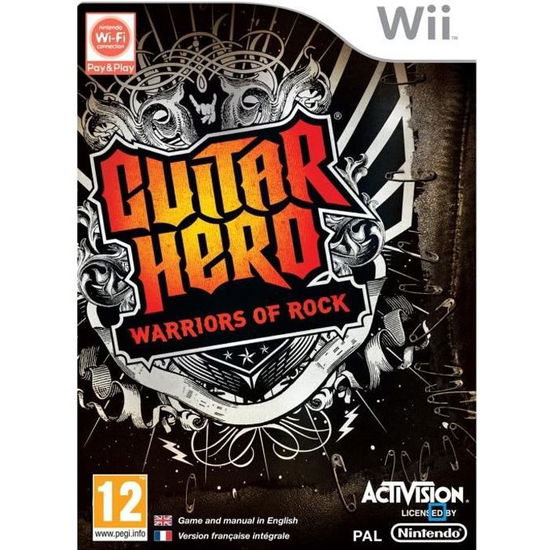 Cover for Activision Blizzard · Guitar Hero: Warriors of Rock (Wii)