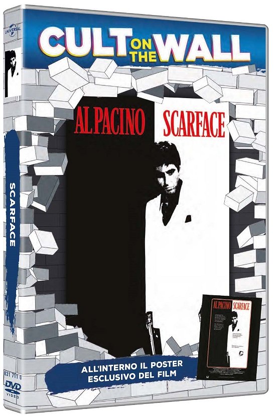 Scarface (Cult on the Wall) (Dvd+poster) - F. Murray Abraham,steven Bauer,robert Loggia,mary Elizabeth Mastrantonio,giorgio Moroder,al Pacino,michelle Pfeiffer - Movies - UNIVERSAL PICTURES - 5053083171100 - January 15, 2019