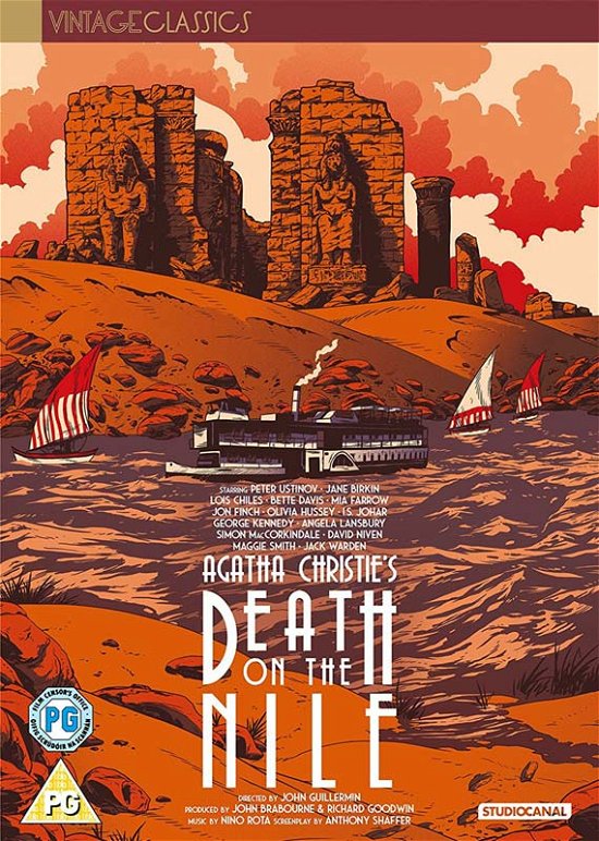 Cover for Agatha Christie - Death on the · Death On The Nile (DVD) (2017)