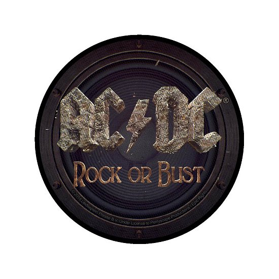 Cover for AC/DC · Rock or Bust (Patch) (2019)