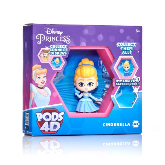 Pod 4D Disney Princess - Cinderella - Pod 4d - Böcker - GENERAL MERCHANDISE - 5055394026100 - 8 februari 2024