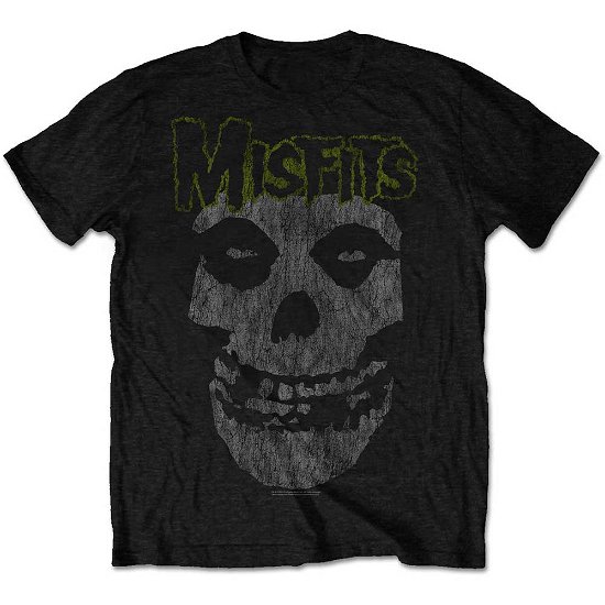 Misfits Unisex T-Shirt: Classic Vintage - Misfits - Produtos - Bandmerch - 5056170610100 - 
