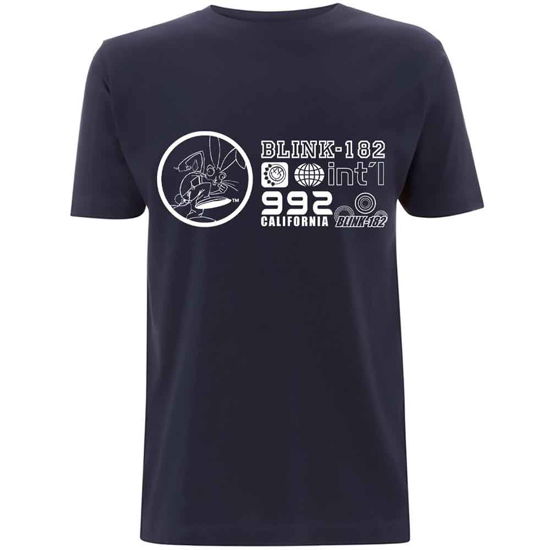 Blink-182 Unisex T-Shirt: International - Blink-182 - Merchandise - PHD - 5056187748100 - 6 augusti 2021