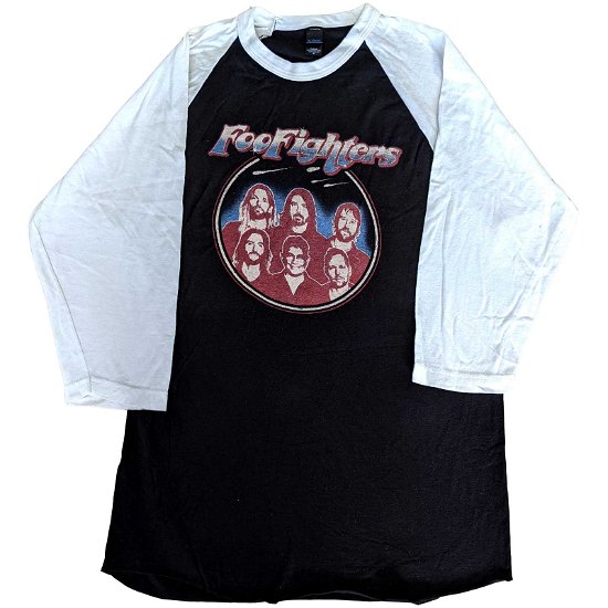 Cover for Foo Fighters · Foo Fighters Unisex Raglan T-Shirt: Classic Photo (Ex-Tour) (T-shirt) [size S]