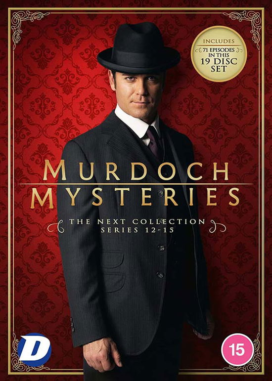 Murdoch Mysteries - The Next Collection Series 12 to 15 - Murdoch Mysteries  Coll S1215 DVD - Elokuva - Dazzler - 5060797575100 - maanantai 7. marraskuuta 2022