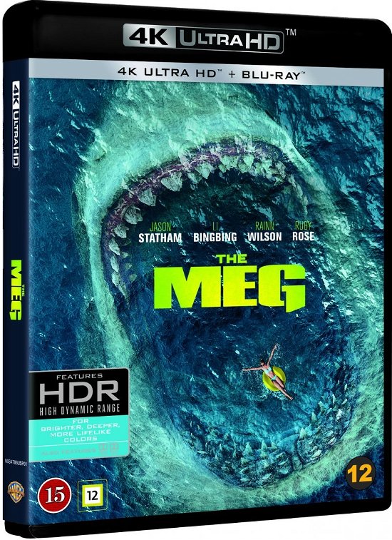 Cover for The Meg (4K Ultra HD/BD) (2018)