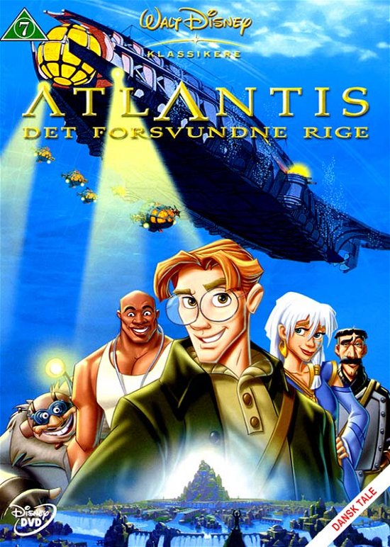 Cover for Disney · Atlantis: Det Forsvundne Rige (DVD) (2002)