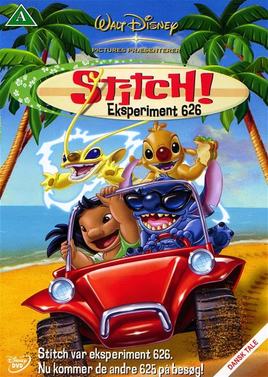 Cover for Lilo &amp; Stitch · Stitch! Eksperiment 626 (DVD) (2003)