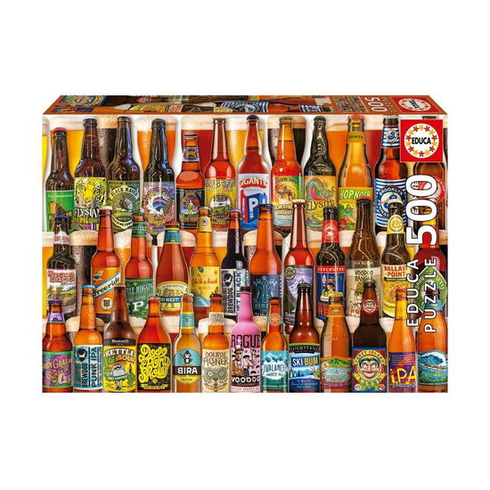 Educa - 500 Pcs - Craft Beers Puzzle ( 80-19610) - Educa - Merchandise - Educa - 8412668196100 - 