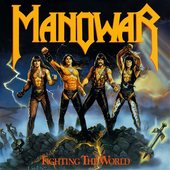 Cover for Manowar · Fighting The World (LP) [Limited edition] (2022)
