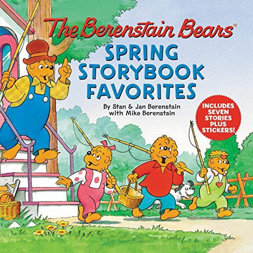 Cover for Berenstain, Jan &amp; Mike · The Berenstain Bears Spring Storybook Favorites: Includes 7 Stories Plus Stickers!: A Springtime Book For Kids - Berenstain Bears (Hardcover Book) (2019)