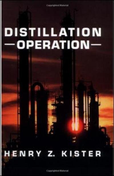 Cover for Henry Kister · Distillation Operation (Hardcover Book) [Ed edition] (1989)