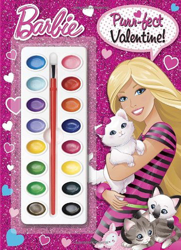 Purr-fect Valentine! (Barbie) (Deluxe Paint Box Book) - Mary Man-kong - Books - Golden Books - 9780307982100 - December 26, 2012