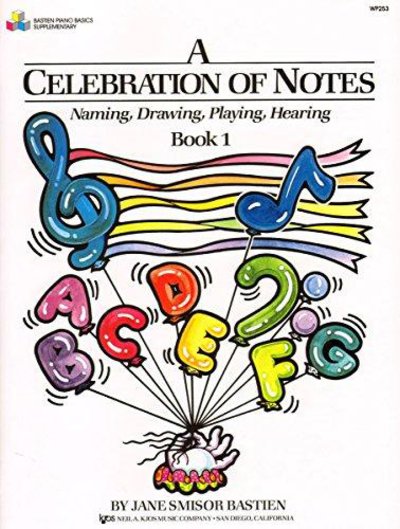 Cover for James Bastien · A Celebration of Notes Book 1 - Bastien Piano Basics (Partitur) (1990)