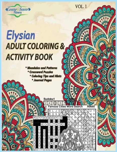Cover for William O Green · Elysian Adult Coloring &amp; Activity Book (Paperback Book) (2016)