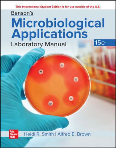 Cover for Heidi Smith · ISE Benson's Microbiological Applications Laboratory Manual--Concise Version (Spiral Book) (2021)