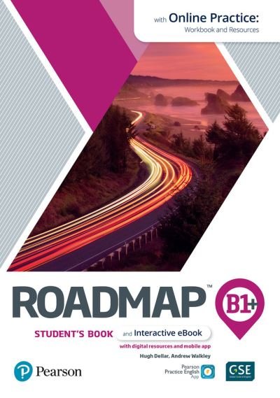 Cover for Pearson Education · Roadmap B1+ Student's Book &amp; Interactive eBook with Online Practice, Digital Resources &amp; App (Book) (2021)