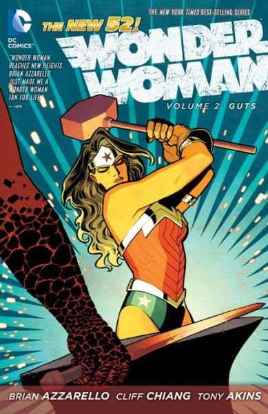 Cover for Brian Azzarello · Wonder Woman Vol. 2: Guts (The New 52) (Pocketbok) (2013)