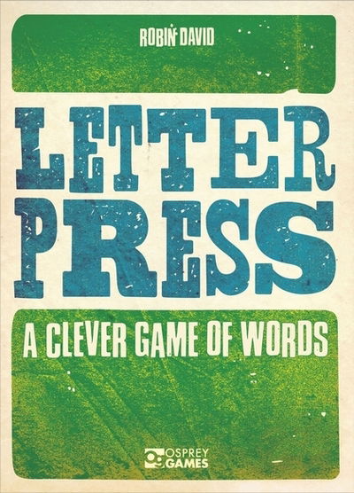 Letterpress - Robin David - Board game - Bloomsbury Publishing PLC - 9781472841100 - February 20, 2020
